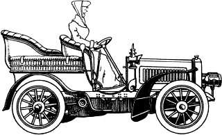 1904 chain-drive Pope-Toledo - Airplanes and Rockets