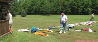 Staging area at Bean Hill Flyers July 2011 Fly-In, #5 - Airplanes and Rockets