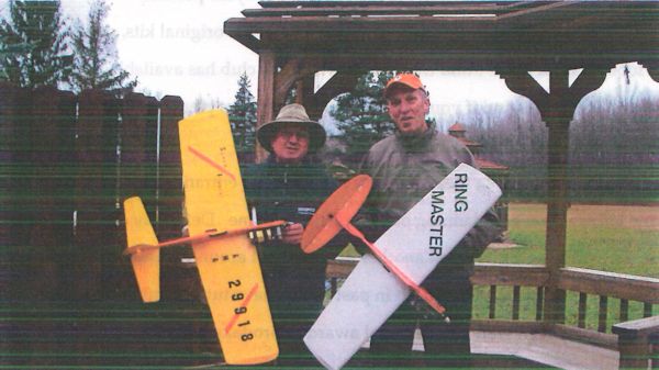 Bean Hill Flyers, Dalton Hammett (L) and Clint McBeth started flying together and started Albion's first control line club - Airplanes and Rockets