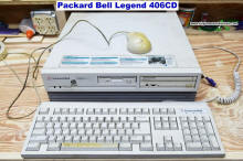 1 Packard Bell Legend 406CD Desktop Computer- Airplanes and Rockets