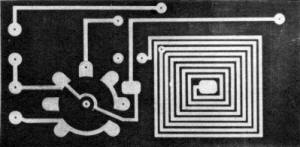 Examples of etched printed circuits - Airplanes and Rockets