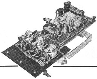 Receiving unit is mounted as an extension of the chassis of the McNabb 465-mc. receiver - RF Cafe