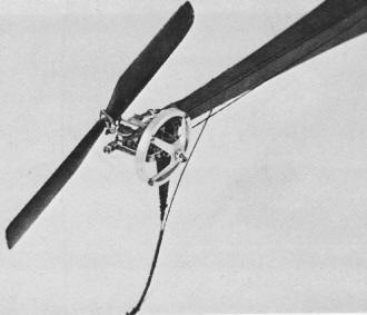 Cable drive turns the tail rotor with collective pitch - Airplanes and Rockets