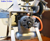 DuBro Tri-Star Helicopter (Engine mounting view) - Airplanes and Rockets