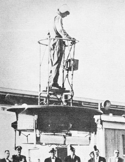 "Flying Platform" Gets Three Engines, May 1957 American Modeler Magazine - Airplanes and Rockets