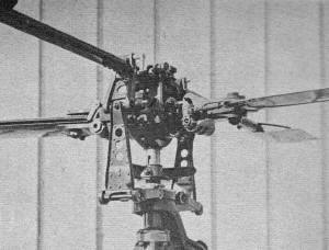 Gyrenes Pocket Copter (rotor head), May 1957 American Modeler Magazine - Airplanes and Rockets