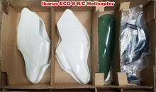 Ikarus ECO 8 Fuselage and Canopy Injection Molded Components - Airplanes and Rockets