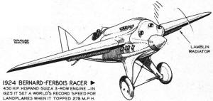 1924 Bernard-Ferbois Racer - Airplanes and Rockets