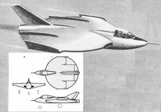 Guy A. Landrum's jet trainer features a Westinghouse J-30 engine - Airplanes and Rockets