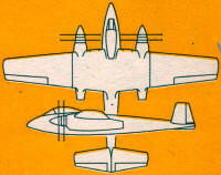 "ATH" Airmen of Vision Aircraft Design Competition (1a), from August 1954 Air Trails - Airplanes and Rockets