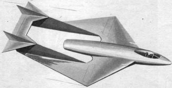 "ATH" Airmen of Vision Aircraft Design Competition (3), from August 1954 Air Trails - Airplanes and Rockets
