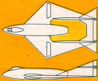 "ATH" Airmen of Vision Aircraft Design Competition (3a), from August 1954 Air Trails - Airplanes and Rockets