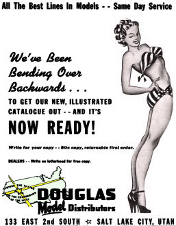 Douglas Model Distributors, September 1949 Air Trails - Airplanes and Rockets