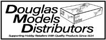 Douglas Model Distributors logo 2022 - Airplanes and Rockets