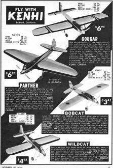Kenhi Advertisement, November 1953 Air Trails - Airplanes and Rockets