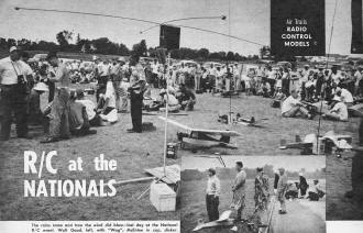 R/C at the Nationals, November 1953 Air Trails - Airplanes and Rockets
