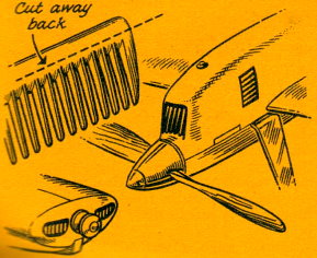 Hair com grilles by Phil Boretto, Santa Rosa, California - Airplanes and Rockets
