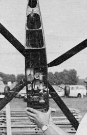 1968 German Helicopter Competition, Engine installation shows worm drive to rotor and direct to tail rotor, March 1969 AAM - Airplanes and Rockets