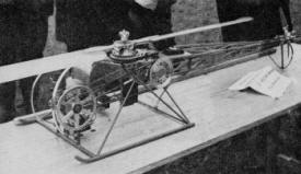 1968 German Helicopter Competition, This belt-drive system 'copter had troubles with belts resonating and coming off the pulleys - a flight trial, March 1969 AAM - Airplanes and Rockets
