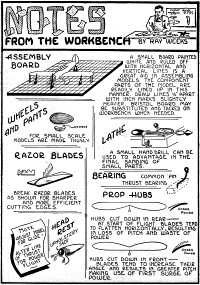 Notes From the Workbench, February 1942 Flying Aces - Airplanes and Rockets - Airplanes and Rockets