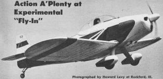 Action A'Plenty at Experimental "Fly-In", January 1961 American Modeler Magazine - Airplanes and Rockets