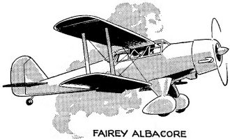 Fairey Albacore, December 1939 Flying Aces - Airplanes and Rockets