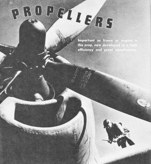 Propellers, December 1945 Flying Age Including Flying Aces - Airplanes and Rockets