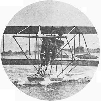This Curtiss pusher, flying in 1912, used a fixed-pitch wooden prop - Airplanes and Rockets