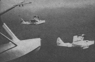 Reconnaissance flying boat, the M.R. 5 uses a 680 h.p. in-line engine - Airplanes and Rockets