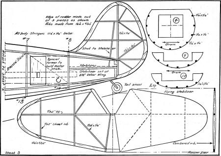 Stinson Reliant Plans (sheet 3) - Airplanes and Rockets