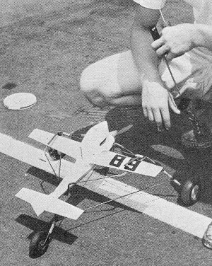 All About Air Modeling, Annual Edition 1962 Model Aviation - Control line speed model rests in launching dolly - Airplanes and Rockets