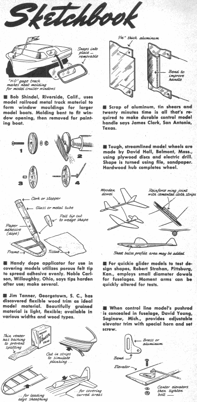 "Sketchbook" - March 1959 American Modeler