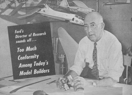 Too Much Conformity Among Today's Model Builders, August 1959 American Modeler - Airplanes and Rockets
