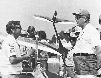 John Nielson (right): "Mr. Contest Director, I should very much like to give Mr. Kelly - Airplanes and Rockets