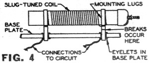Receiver tuning coil connections brittle - Airplanes and Rockets