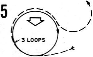 Consecutive Outside Loops ,1957 AMA C/L Stunt - Airplanes and Rockets