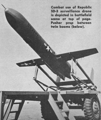 Republic SD-3 surveillance drone - Airplanes and Rockets