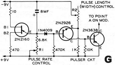 Transistorized pulse generator circuit - Airplanes and Rockets
