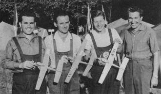 Members of the World Champion speed team - Airplanes and Rockets