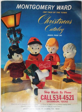 Montgomery Ward "Talk of the Town" Christmas Catalog Cover - Airplanes and Rockets