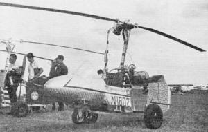 Bensen-type Gyrocopter has burnished aluminum pilot enclosure - Airplanes and Rockets