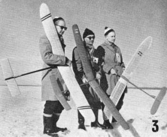 World-famous trio of Hansens, from left, Hans, Borge and Arne - Airplanes and Rockets