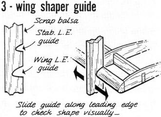Wing shaper guide - Airplanes and Rockets