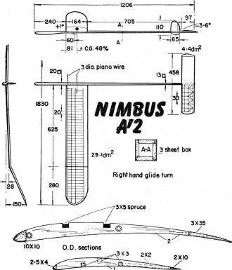 Bror Eimar's winning Nimbus A/2 - Airplanes and Rockets