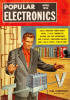 April 1955 Popular Electronics Cover - Airplanes and Rockets