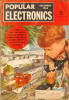 December 1954 Popular Electronics Cover - Airplanes and Roclets