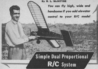 Simple Dual Proportional R/C System, September 1956 Popular Electronics - Airplanes and Rockets