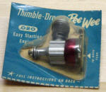 Cox Thimble Drone PeeWee .020 engine in original package - Airplanes and Rockets