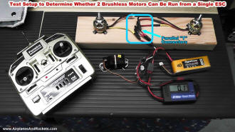 Can You Run Two Brushless Motors from a Single ESC? - Airplanes and Rockets