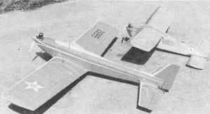 Two of the many R/C models used by H.T. - Airplanes and Rockets